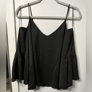 Black Cold Shoulder Blouse from H&M